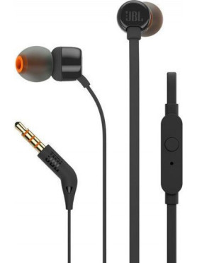 JBL T110 In-ear Handsfree με Βύσμα 3.5mm Μαύρο