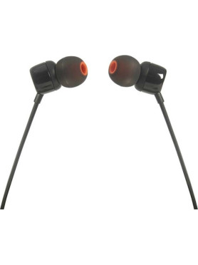 JBL T110 In-ear Handsfree με Βύσμα 3.5mm Μαύρο
