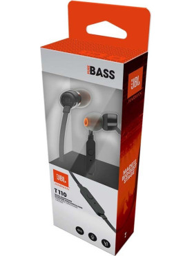 JBL T110 In-ear Handsfree με Βύσμα 3.5mm Μαύρο
