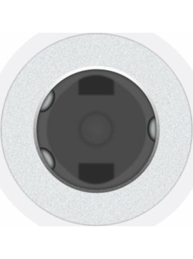 Apple Μετατροπέας Lightning male σε 3.5mm female Λευκό 1τμχ MMX62AM/A