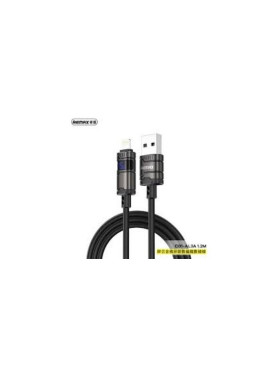 Remax Braided USB-A to Lightning Cable Μαύρο