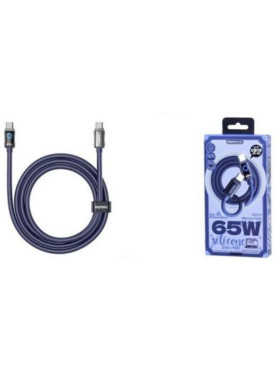 Remax C-c Data USB 2.0 Cable USB-C male - USB-C 65W Μαύρο 1.2m