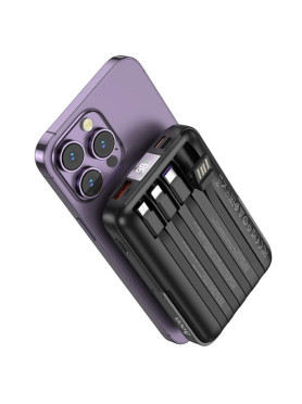 Hoco J135 Rico MagSafe Power Bank 10000mAh 22.5W Μαύρο