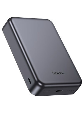 Hoco J160A MagSafe Power Bank 10000mAh 20W με Θύρα USB-C Power Delivery / Quick Charge 3.0 Γκρι