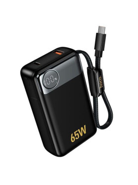 Hoco Q53 Power Bank 12000mAh 65W Power Delivery Μαύρο
