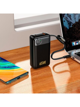 Hoco Q53 Power Bank 12000mAh 65W Power Delivery Μαύρο