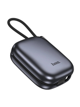 Hoco Q49 Power Bank 10000mAh με Θύρα USB-C Γκρι