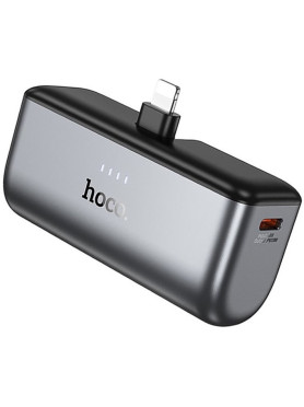 Hoco Q31 Lightning Power Bank 5000mAh Γκρι