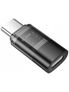 Hoco Ua36d Μετατροπέας USB-C male σε Lightning female 1τμχ