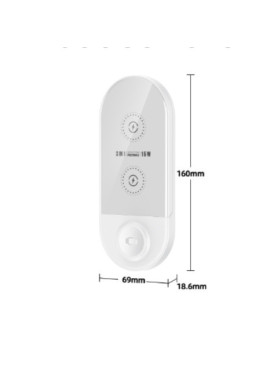 Remax Ασύρματος Φορτιστής (Qi Pad) 15W Λευκός (Mintai RP-W57)