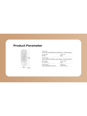 Remax Ασύρματος Φορτιστής (Qi Pad) 15W Λευκός (Mintai RP-W57)