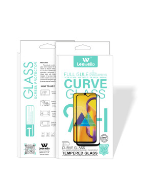 Leewello Curve 9H HD Clear Full Glue Full Face Tempered Glass Μαύρο (Galaxy S20 Ultra)