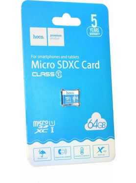Hoco TF high speed microSDXC 64GB U1 A1 UHS-I 95MB/s