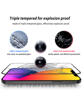 Leewello 0.26mm Full Glue Full Face Tempered Glass (Poco X5 Pro)