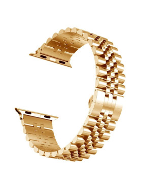 Lw-374 38 40 41mm Μεταλλικο Λουρακι Ρολογιου 783374-4-gold