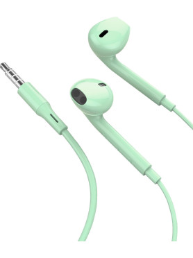 Leewello EJ-064 Earbuds Handsfree με Βύσμα 3.5mm Πράσινο