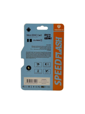 Technovo Micro microSDHC 8GB Class 10 με αντάπτορα