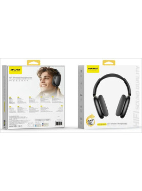 Awei AWEI AT100 Ασύρματα Bluetooth Over Ear Ακουστικά Μαύρα