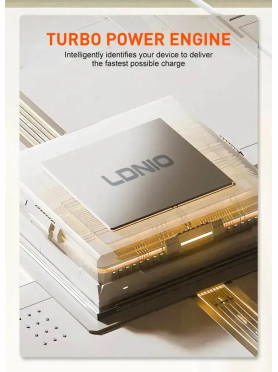 Ldnio Φορτιστής Χωρίς Καλώδιο με Θύρα USB-A και Θύρα USB-C 30W Power Delivery Γκρι (Q2319)