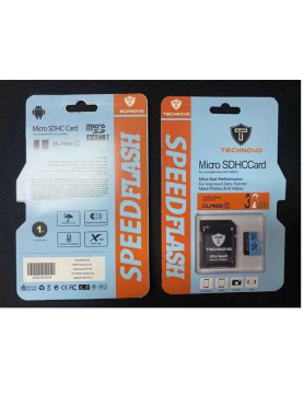 Technovo microSDHC 32GB Class 10 UHS-I με αντάπτορα