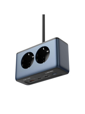 Ldnio Πολύπριζο 2 Θέσεων με 1 USB-A, 2 USB-C και Διακόπτη