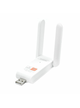 Ασύρματος Usb Αντάπτορας Δικτύου Κεραία Wifi 5ghz Ac1200 Dual Band 866mbps 802.11ac Λευκό