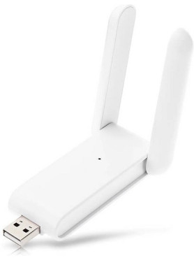 Ασύρματος Usb Αντάπτορας Δικτύου Κεραία Wifi 5ghz Ac1200 Dual Band 866mbps 802.11ac Λευκό