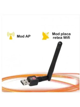 Andowl Q-A220B Αντάπτορας Δικτύου USB με Ασύρματη Σύνδεση Wi-Fi 900Mbps και Αποσπώμενη Κεραία