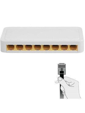 Andowl Q-JH03 Unmanaged L2 Switch με 8 Θύρες Ethernet