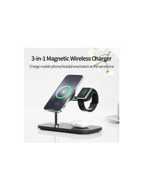 Factory Ασύρματος Φορτιστής (Qi Pad) 15W Power Delivery / Quick Charge 3.0 Μαύρος (OJD-85)