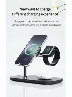 Factory Ασύρματος Φορτιστής (Qi Pad) 15W Power Delivery / Quick Charge 3.0 Μαύρος (OJD-85)
