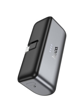 Hoco Q31 USB-C Power Bank 5000mAh Γκρι