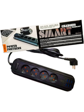 Moxom MX-ST05 Πολύπριζο 4 Θέσεων με 6 USB-A, 2 USB-C και Καλώδιο 2m Κωδικός: 31008KLH50BK