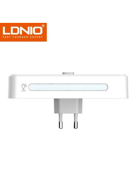Ldnio SC2311 Αντάπτορας Πρίζας από Universal σε Ελλάδας με 3 Θύρες USB