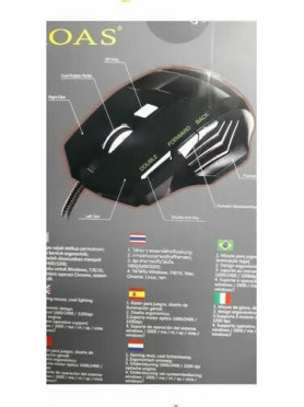 aoas K90 Gaming Ποντίκι 3200 DPI Μαύρο