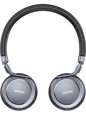Ipipoo EP-1 Ασύρματα / Ενσύρματα On Ear Ακουστικά με 12 ώρες Λειτουργίας Μαύρα
