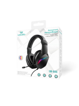 Leewello LW-80S Gaming Headset με σύνδεση USB