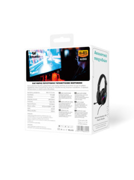 Leewello LW-80S Gaming Headset με σύνδεση USB