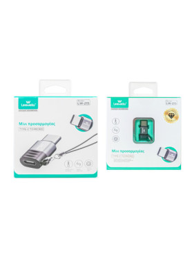 Leewello Lw-215 Μετατροπέας micro USB female σε USB-C male