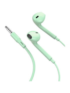 Leewello EJ-064 Earbuds Handsfree με Βύσμα 3.5mm Πράσινο