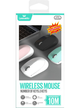 Leewello YPX-042 Ασύρματο Bluetooth Ποντίκι Λευκό