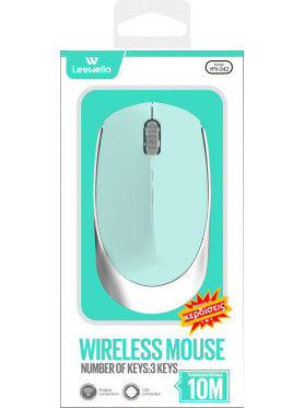 Leewello YPX-042 Ασύρματο Bluetooth Ποντίκι Πράσινο