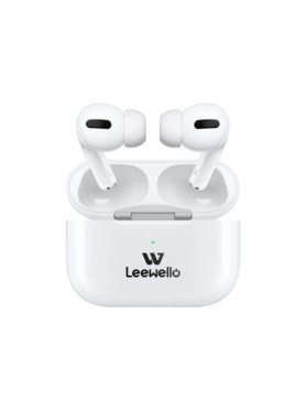Leewello WP-422 In-ear Bluetooth Handsfree Ακουστικά με Θήκη Φόρτισης Λευκά