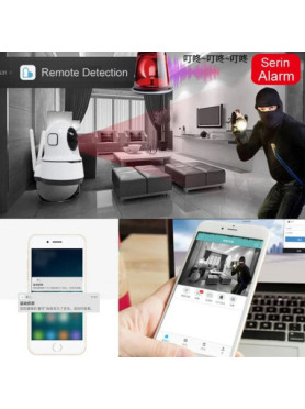 Leewello LW-343 IP Κάμερα Παρακολούθησης Wi-Fi Full HD 1080p με Αμφίδρομη Επικοινωνία και Φακό 3.6mm