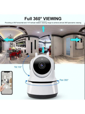 Leewello LW-343 IP Κάμερα Παρακολούθησης Wi-Fi Full HD 1080p με Αμφίδρομη Επικοινωνία και Φακό 3.6mm
