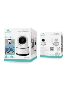 Leewello LW-343 IP Κάμερα Παρακολούθησης Wi-Fi Full HD 1080p με Αμφίδρομη Επικοινωνία και Φακό 3.6mm