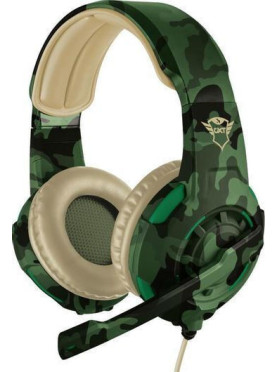 Leewello LW11 Over Ear Gaming Headset με σύνδεση 3.5mm Πράσινο
