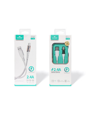 Leewello USB 2.0 Cable USB-C male - USB-A Λευκό 1m (783213-1-ΛΕΥΚΟ)