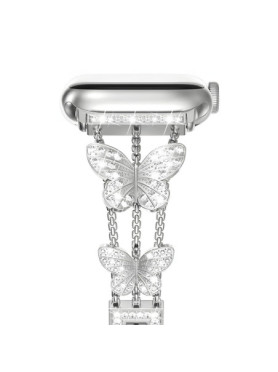 Lw-378 38 40 41mm Μεταλλικο Λουρακι Ρολογιου 783378-2-silver