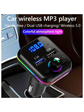 Leewello FM Transmitter Αυτοκινήτου με Bluetooth / USB